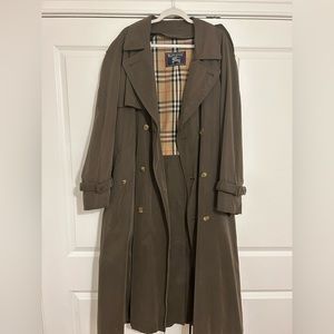 Burberry Men’s trench coat.